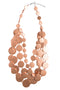 Collana giocosa Fiorella - metallizzata